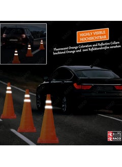 RACO RACO 18-Inch Collapsible Safety Cone – Multi-Purpose Reflective Pop-Up Traffic Cone with Flashing Light (Orange)  - Image 4