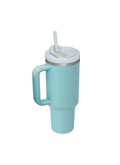 AZAD 40HZ Iced Coffee Cup Tumbler with Handle and Straw Insulated Stainless Steel Vacuum Cup for Hot and Cold Drinks Water Bottles 