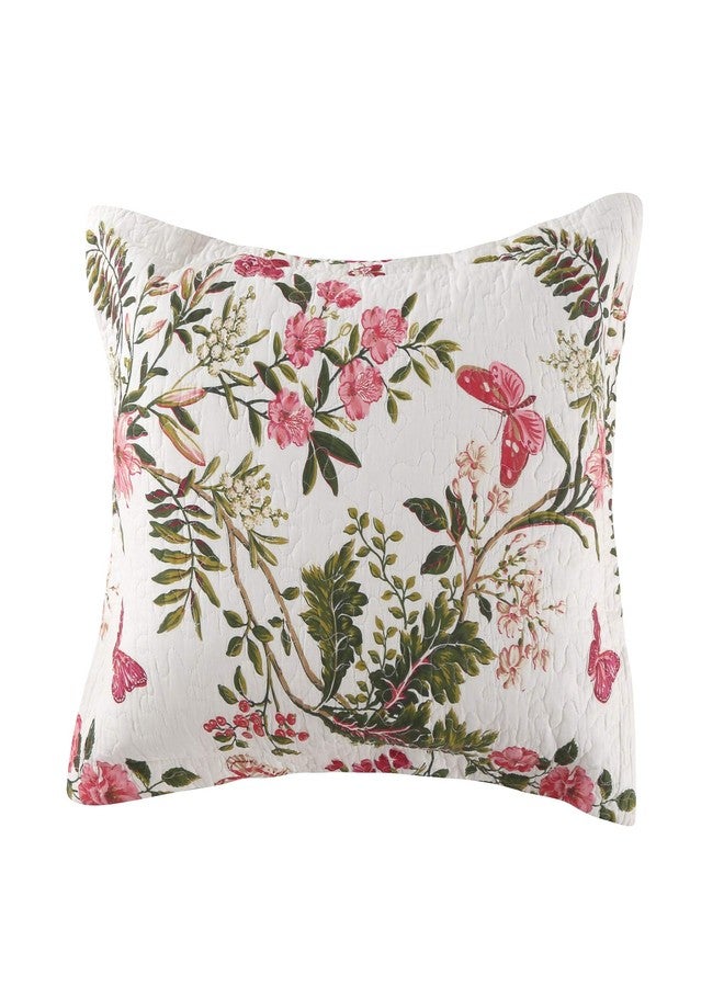 Greenland Home Fashions غطاء وسادة قياسي مزين بفراشات غرينلاند، متعدد الألوان - Image 2