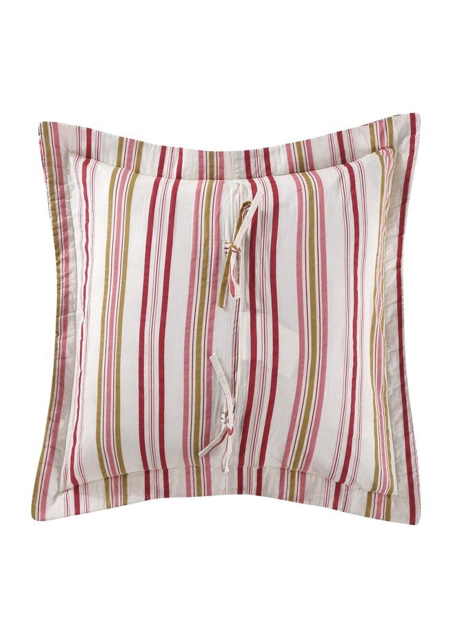 Greenland Home Fashions غطاء وسادة قياسي مزين بفراشات غرينلاند، متعدد الألوان - Image 3