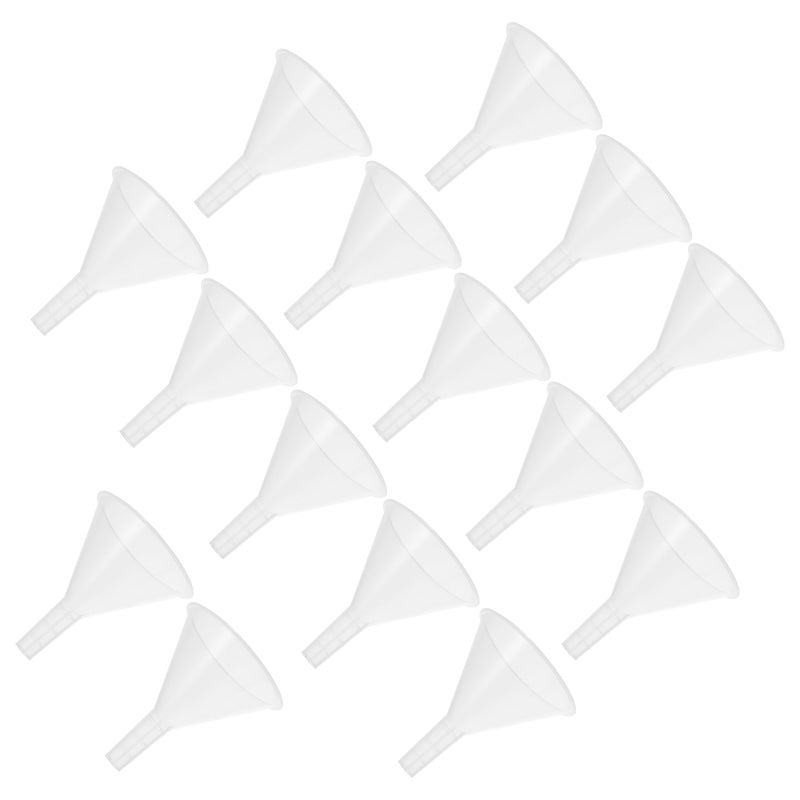 15pcs Experiment Funnel 60mm Laboratory Triangle Funnel Triangle Funnel - Image 1