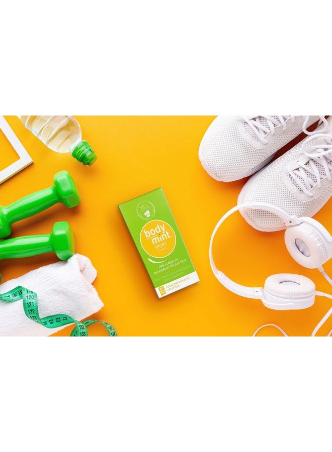 Body Mint Sport, Extra Strength Chlorophyll Deodorizing Supplement for Full Body Freshness, Aluminum-Free Plant-Based Internal Deodorant, Designed for Active and Athletic Lifestyles, 50 tabs - Image 2