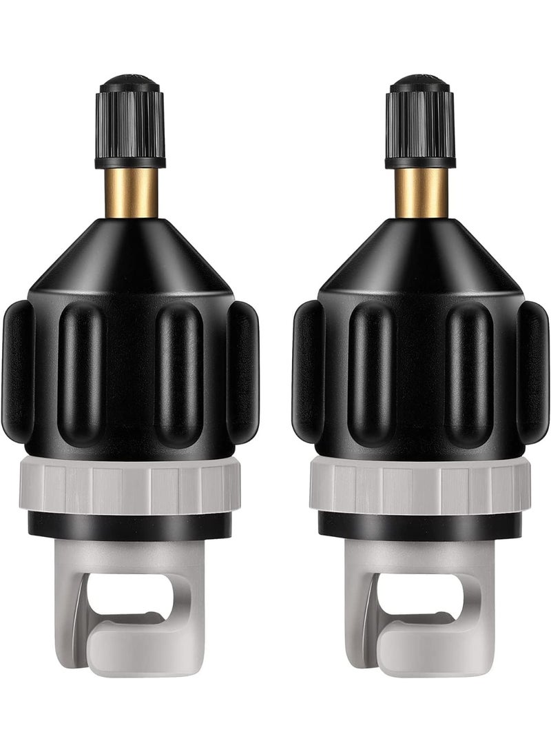 2 قطعة محول مضخة SUP قابلة للنفخ ، محول صمام هواء للوح التجديف ، قوارب الكاياك ، القوارب القابلة للنفخ ، موصل مضخة نفخ سريع متوافق مع ضواغط الهواء القياسية - Image 1