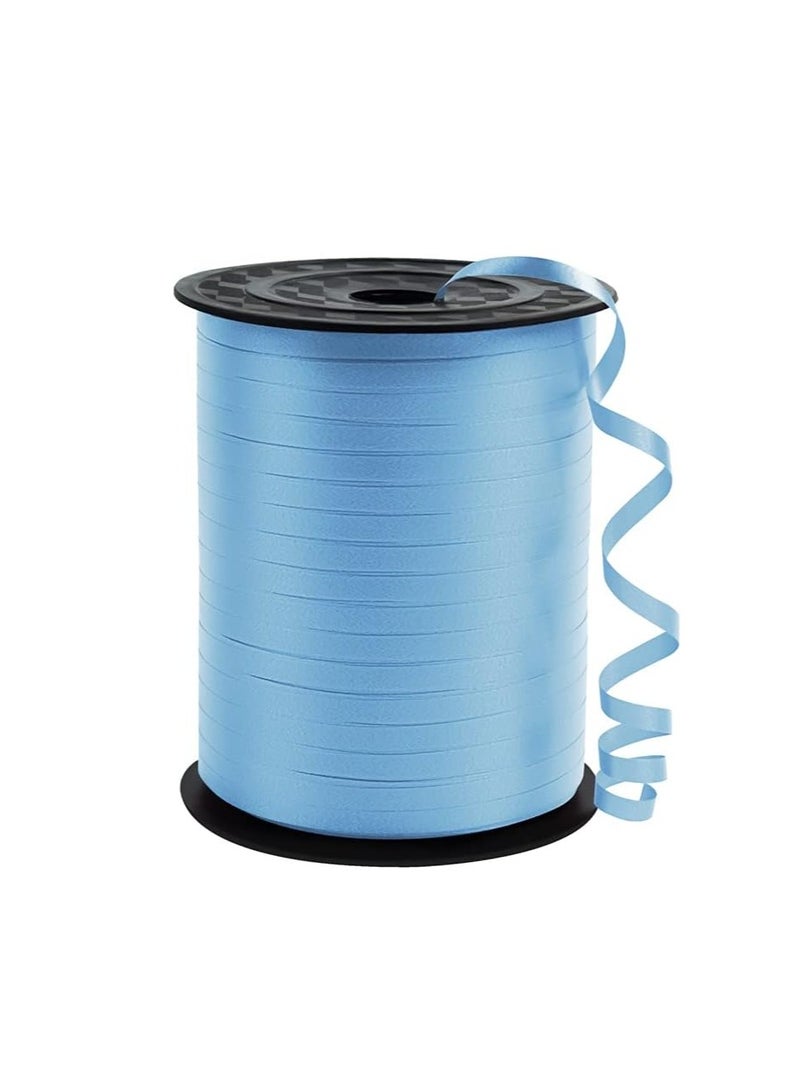 رول شريط لتغليف الهدايا وربط البالونات أزرق فاتح