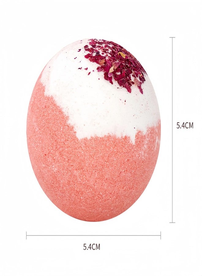 Labiim Bath Bombs Spa Gifts for Women & Men, Bath Bombs Salt Ball, Rose Extract Essential Oils, Moisturizing Dry Skin,Fizzy Spa,Relaxing,Bubble Bath Bomb Gifts Idea for Men Women, Rose - Image 5