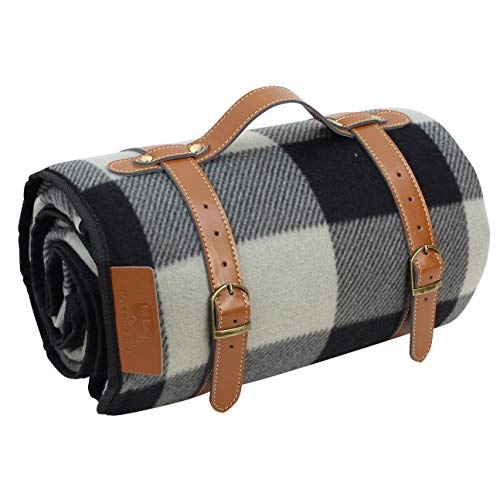 PortableAnd PortableAnd Large Waterproof Outdoor Picnic Blanket Waterproof and Sand Proof Picnic Blanket Tote for Camping Hiking  - Image 1