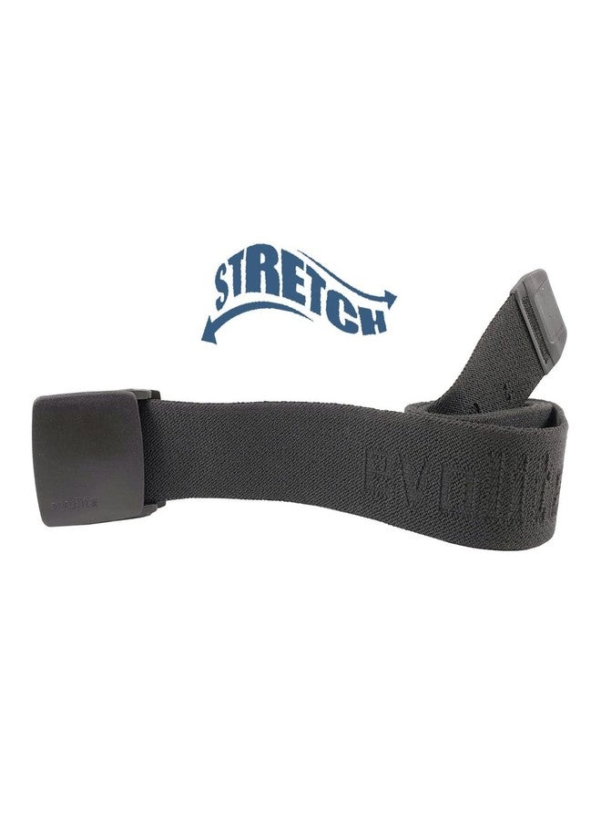 Evolite Erkamp Mens Belt, Elastic Stretch Belt, No Holes Invisible Belt for Men, Automatic Buckle Belt, Wide Outdoor Belt 1.57 (Black E-5506_125 Black 125 - Image 4