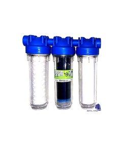 ATLAS ATLAS Water Filter Cartridge 3 Stages Granular Activated Carbon Melt-Blown Polypropylene Sediment Cartridge & MCR Cartridge Filter Replacement SET OF 3  - Image 3