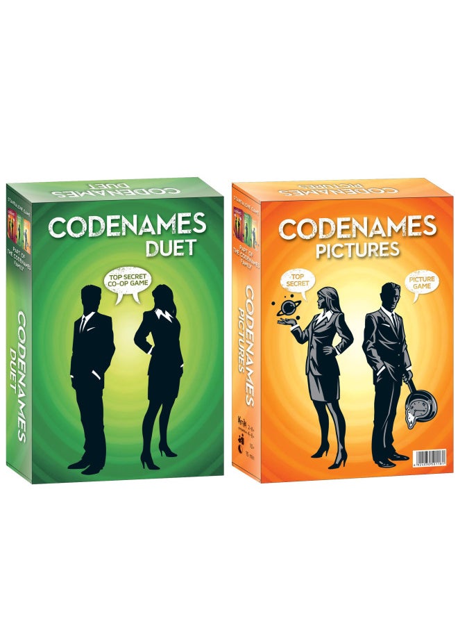 Generic - Best-Selling English Version Codenames Duet Codenames Pictures Party Game Cards-Color:0118d-1.0.137 - Image 1