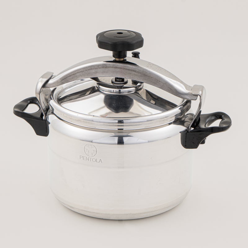 Pentola 5Liters Pentola aluminum pressure cooker 5L Silver - Image 1