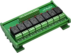 Electronics-Salon DIN Rail Mount 8 SPDT Power Relay Interface Module. (Operating Voltage: DC 24V) - Image 1