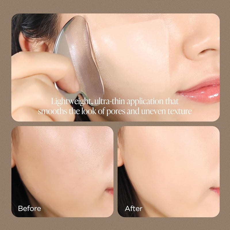 Piccasso Curved Makeup Spatula for Foundation, Stainless Steel Base Makeup Tool with Synthetic Leather Case, Thin Smooth Application for Even Coverage and Natural Skin-Like Finish - Image 5