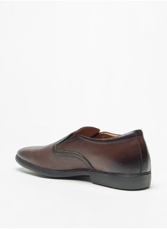 DUCHINI Men's Textured Slip-On Loafers  - Image 2