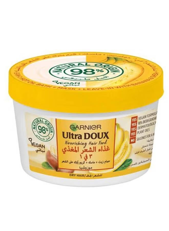 غارنييه Garnier Ultra Doux with Banana Hair Mask 390ml