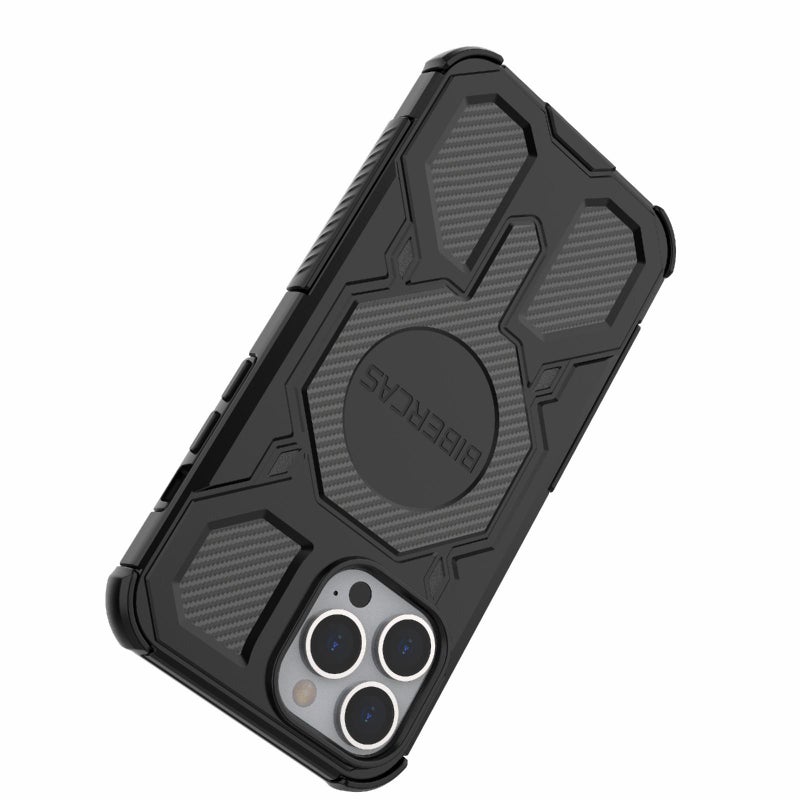 BIBERCAS For Iphone 13 Pro Max Real Color Series Magsafe Shockproof Phone Case(Blue) - Image 4