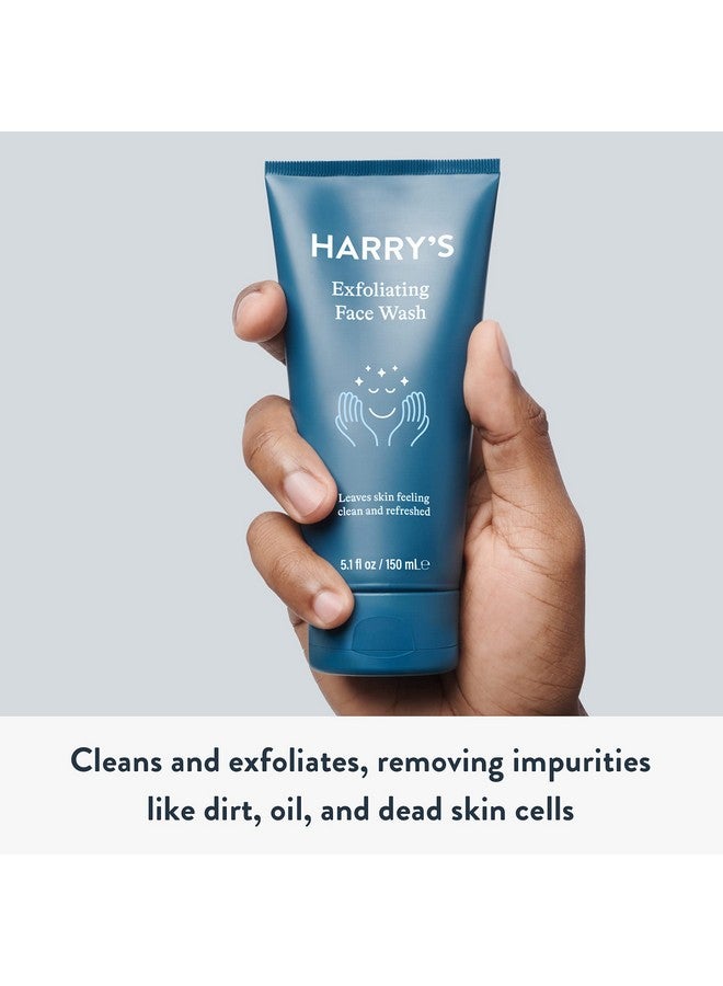 Harry's Face Wash for Men, Gentle Formula with Volanic Rock Natural Exfoliant, Dermatologist Tested, 5.1 Fl. Oz, Pack of 3 - Image 4