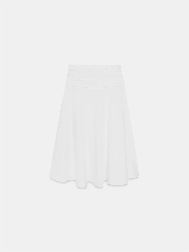 DILVIN High-Waist A-Line Midi Skirt - Image 5