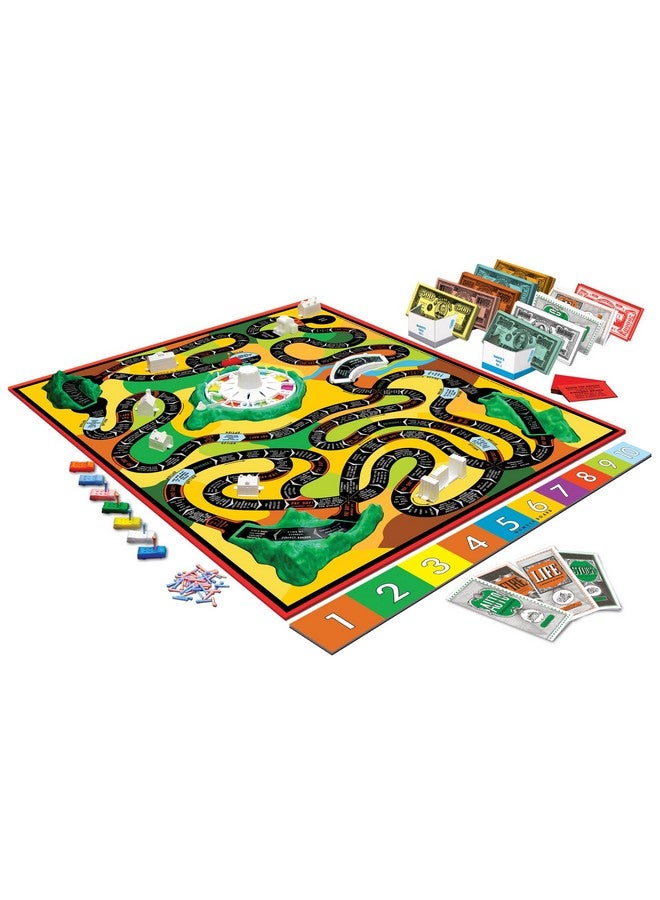 Winning Moves The Game Of Life With 1960 Artwork & Gameplay, Winning Moves Games USA, Classic Game: Original 1960's Version, Spinner, Mountains, Insurance, Career Options, Marriage, etc. 2-6 Players Age 10+ - Image 2
