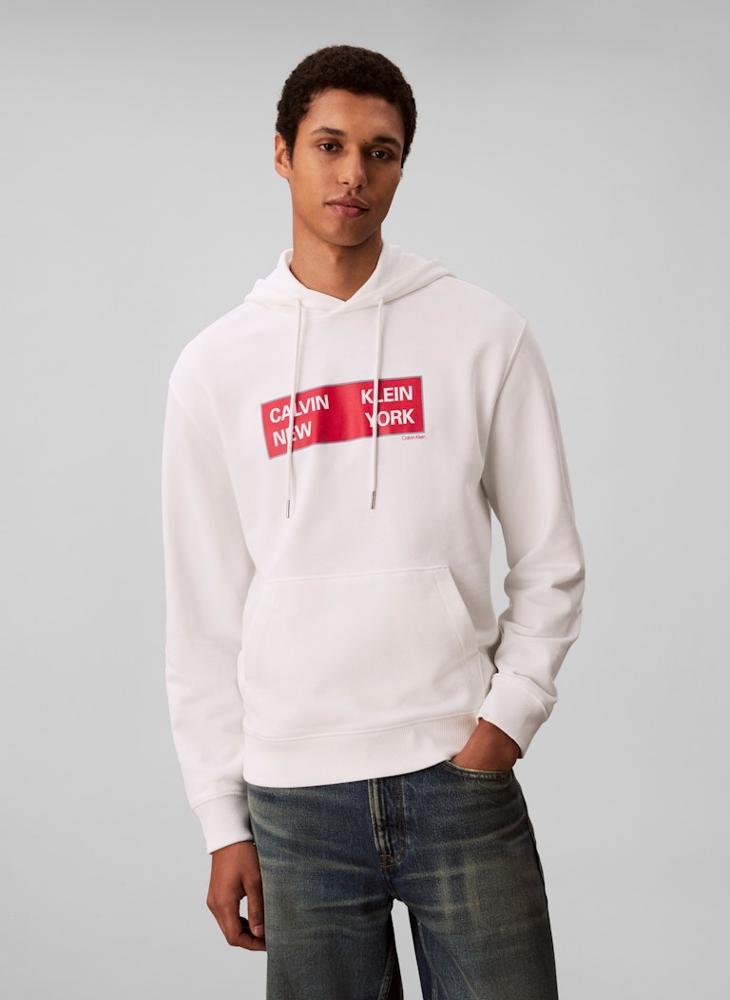 Calvin Klein Jeans 350 Terry Graphic Crew Neck Sweatshirt - Image 1