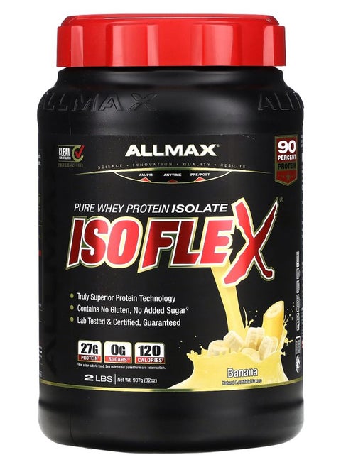 ISOFLEX® Pure Whey Protein Isolate Banana 2 lbs (907 g)