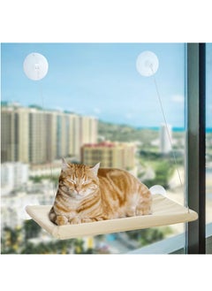 Cat Bed Cat Window Perch Window Seat Suction Cups Space Saving Cat Hammock Pet Resting Seat Safety Cat Shelves Providing All Around 360° Sunbath for Cats Weighted Up To 15kg