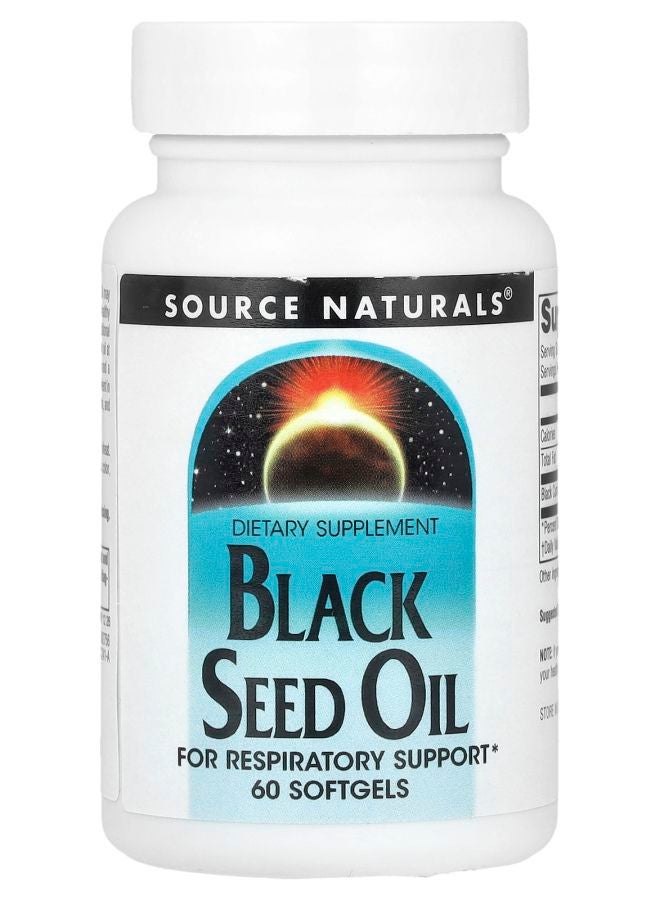 Black Seed Oil 60 Softgels