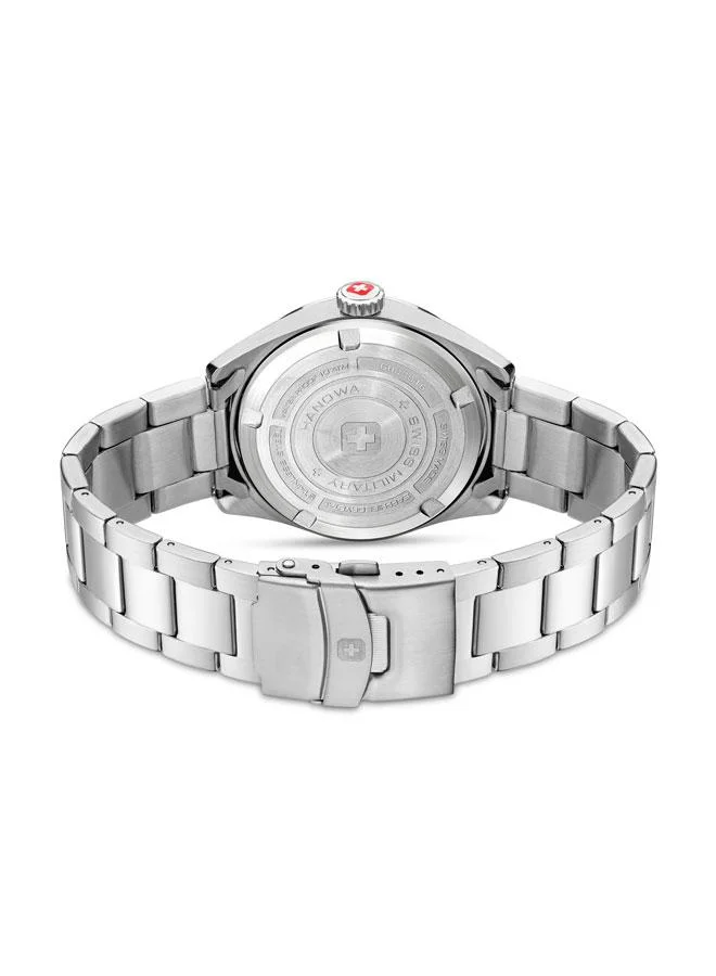SWISS MILITARY HANOWA Roadrunner Maxed 43mm Men's Analog Watch with Stainless Steel Bracelet