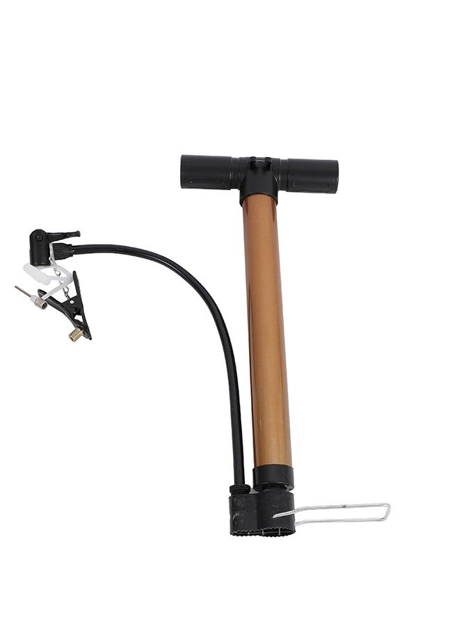 LAWAZIM Manual Bicycle Pump - Portable Hand Air Pump with Steel Handle, T-Shaped Grip, Dual Valve Compatibility, Assorted Colors Sent Randomly (Color Not Selectable) - for Tires, Balls, Camping Gear - Image 2