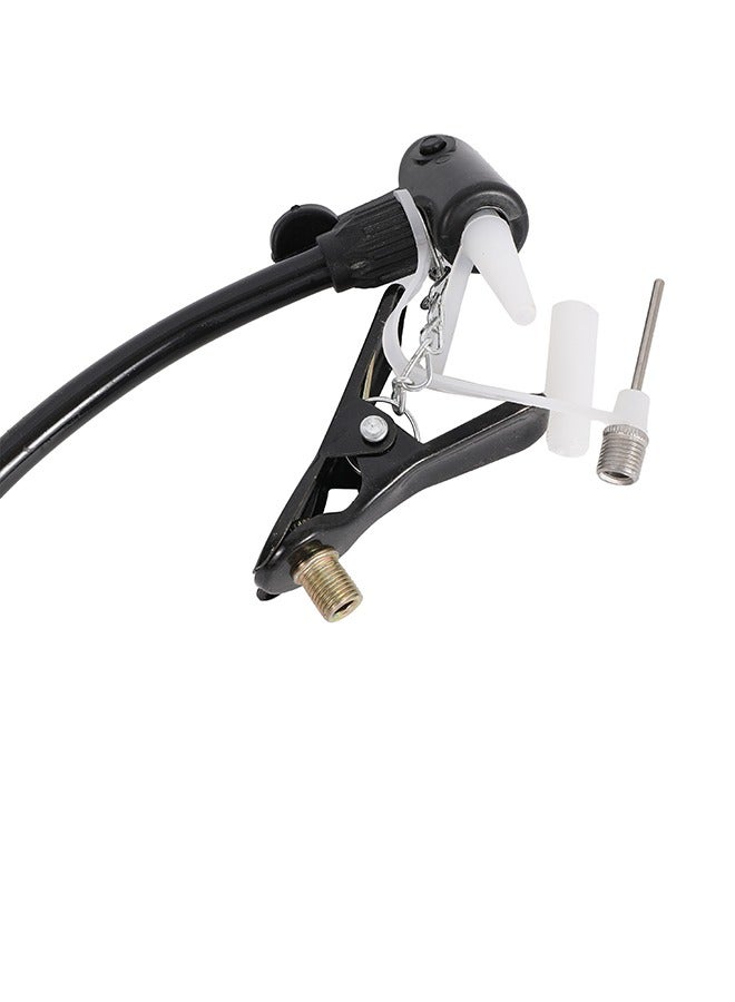 LAWAZIM Manual Bicycle Pump - Portable Hand Air Pump with Steel Handle, T-Shaped Grip, Dual Valve Compatibility, Assorted Colors Sent Randomly (Color Not Selectable) - for Tires, Balls, Camping Gear - Image 4