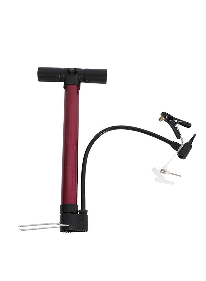 LAWAZIM Manual Bicycle Pump - Portable Hand Air Pump with Steel Handle, T-Shaped Grip, Dual Valve Compatibility, Assorted Colors Sent Randomly (Color Not Selectable) - for Tires, Balls, Camping Gear - Image 5