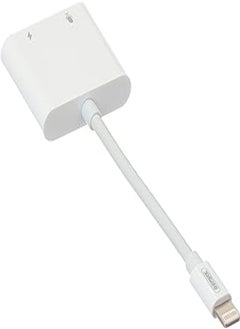 Generic Remine Rl-La12 Wired Mini Portable Digital Phone Adapter 3.5 Mm Jack Plus Lightning Suitable For Iphone 35 x 20 x 10 Cm - White 