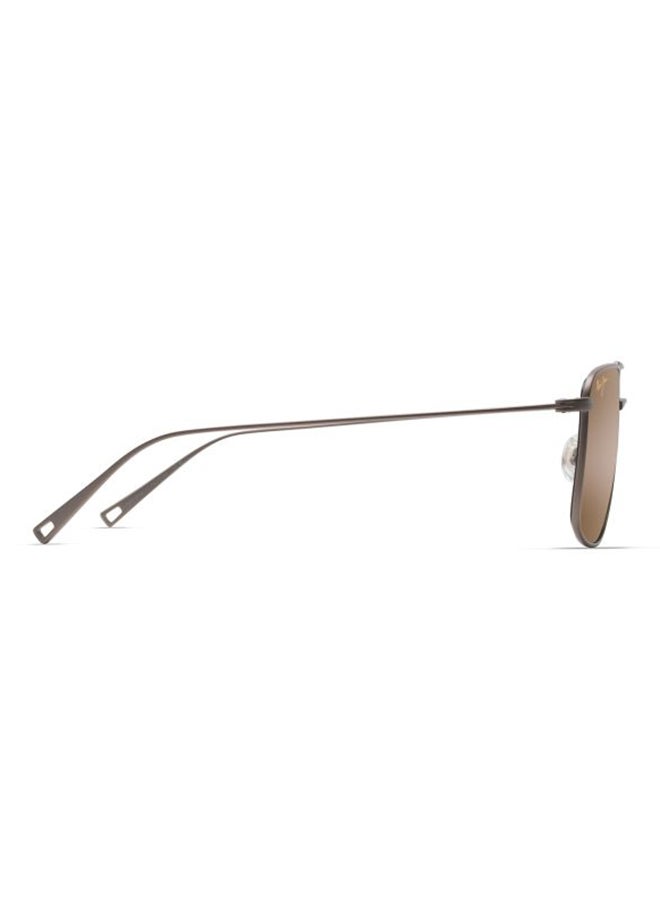 MAUI JIM Men's Polarized Rectangle Sunglasses - MJ886-01 MP-BG 55 - Lens Size: 55 Mm  - Image 2