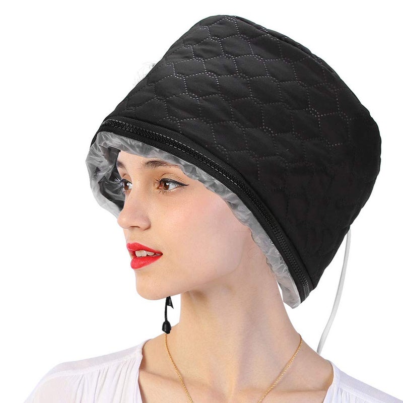 Yinhing Hair Steamer Cap Corded Electric Thermal Heat Cap for Deep Conditioning Hair Care Hat Hair Steamer Thermal Heating Cap For Home SpaUS Plug
