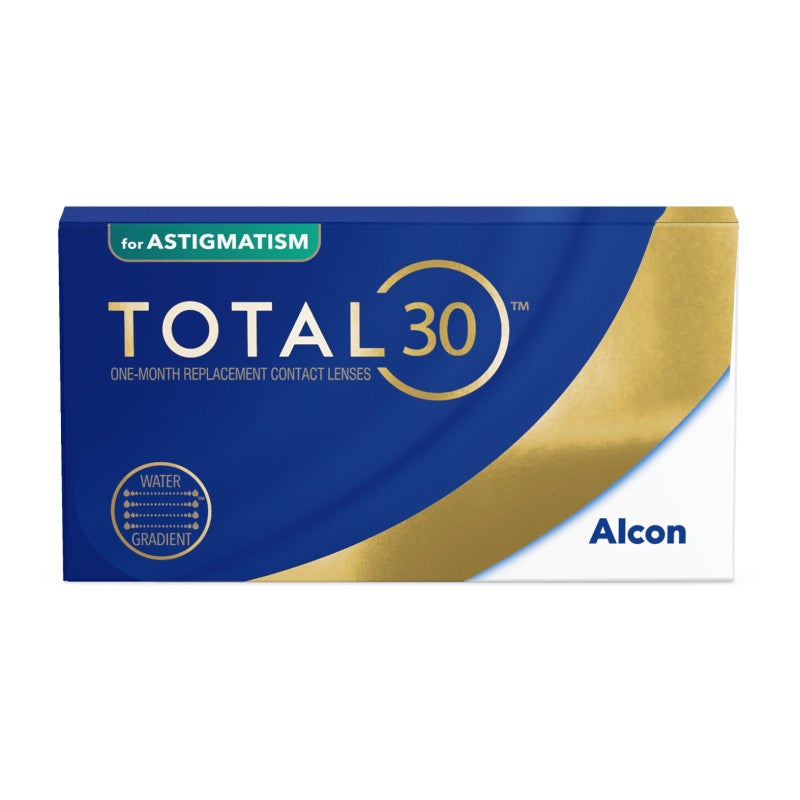 Unisex Total 30 Monthly Contact Lenses - Pack of 6