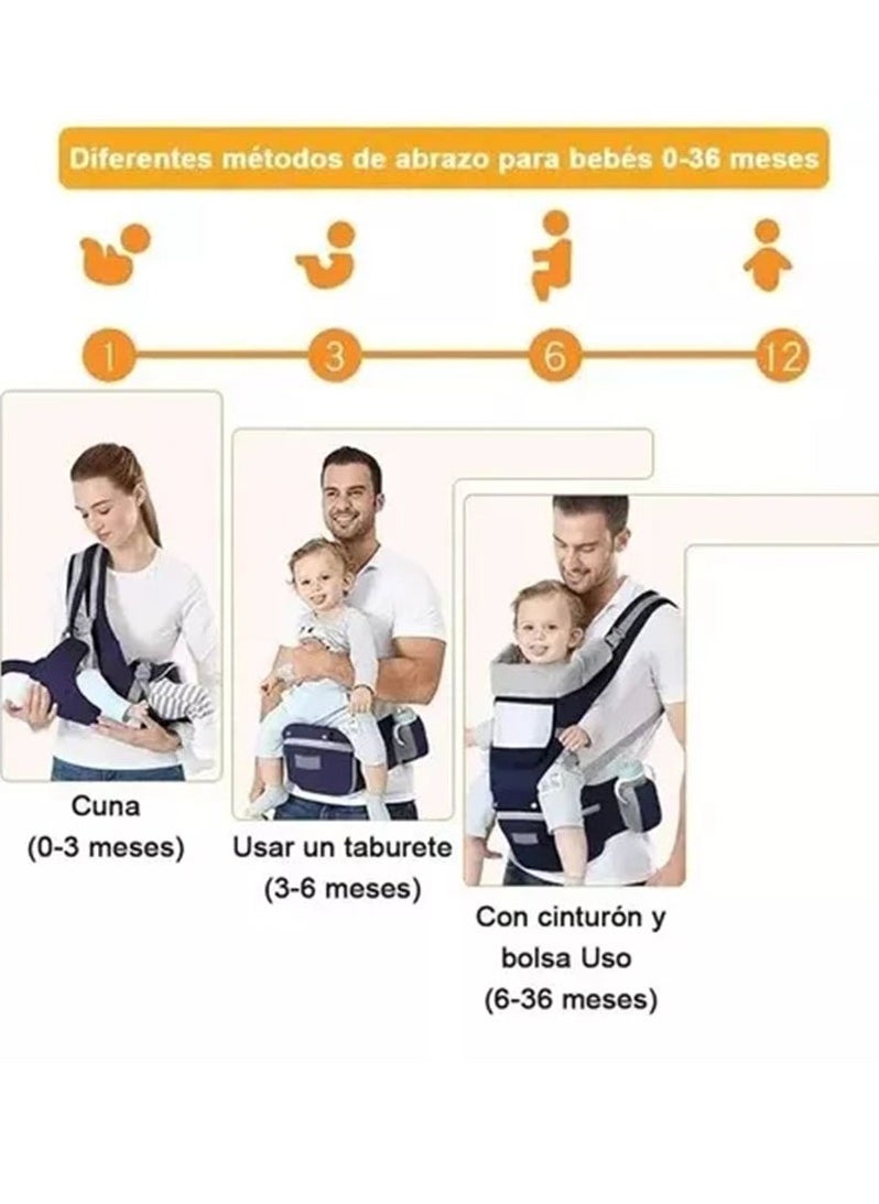 Gonice Ergonomic Baby Carrier Kangaroo Backpack 0-36 Months  - Image 3