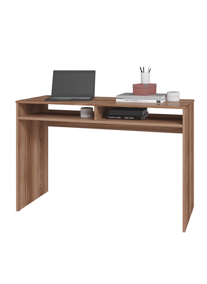 Home Office Table,Computer Desk Of High Quality And Easy To Install  - Mdp 15Mm Color Nutbrown 45 x 120 x 78.5 cm