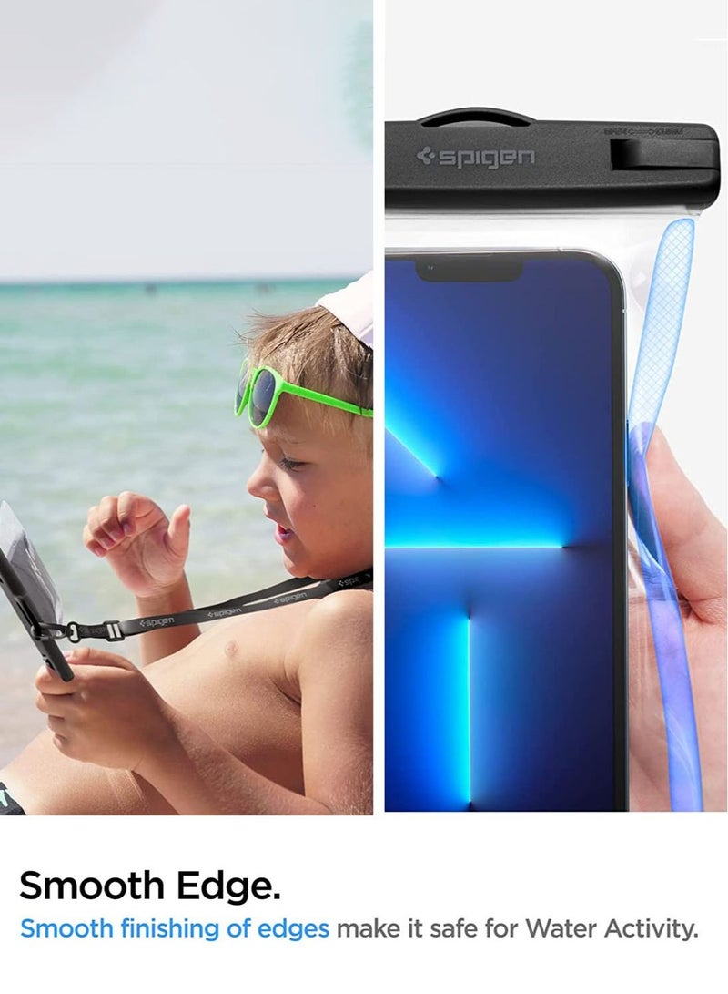 Spigen Universal Waterproof Phone Case 1 Pack IPX8 Pouch A601 Compatible With iPhone, Samsung Galaxy and Smartphone Up to 7 Inches - Crystal Clear - Image 5