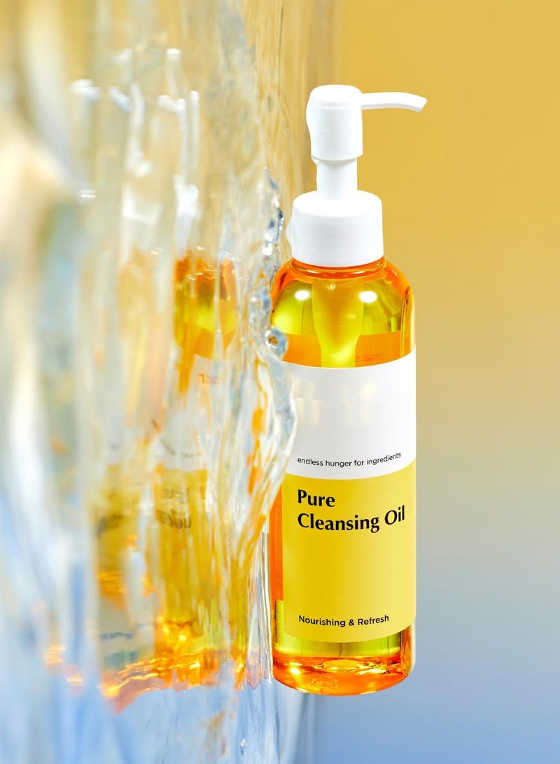 MA:NYO زيت تنظيف نقي MANYO FACTORY 6.7 أونصة سائلة (200 مل) منظف وجه كوري، يذوب الرؤوس السوداء، إزالة مكياج يومية مع زيت الأركان، للنساء - Image 4