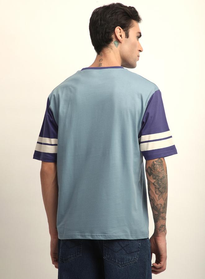 Dillinger Men Oversized Applique Printed T-Shirt - Image 3