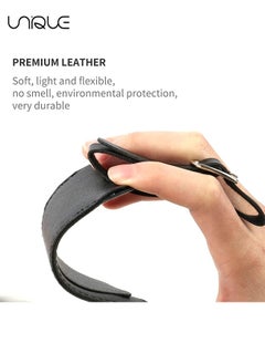 Unique 5 Pack Luggage Tags，PU Leather Luggage Bag Tags，Leather Luggage Bag Case Tags for Women Men Travel，Premium Travel Bag Baggage Tags Suitcase Identify Labels with Privacy Cover  - Image 3