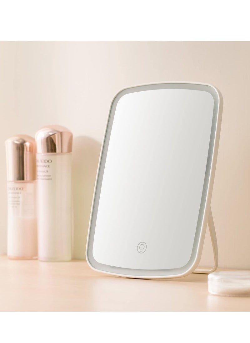 Jordan Judy - Makeup Mirror with Light, USB Rechargeable 3 Color Lighting Modes Vanity Mirror, Adjustable Light Brightness Light up Mirror - Image 1