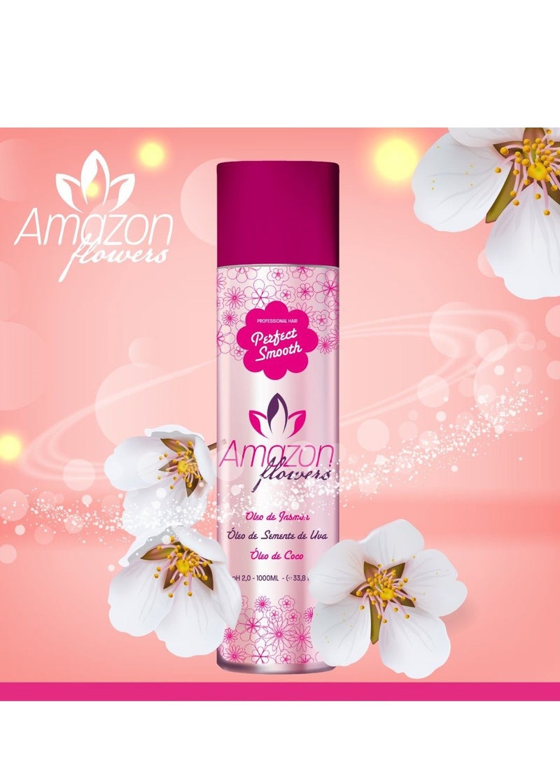 أمازون فلاور بروتين تمليس الشعر  فلاورز برفكت سموث 1000 مل - Image 2