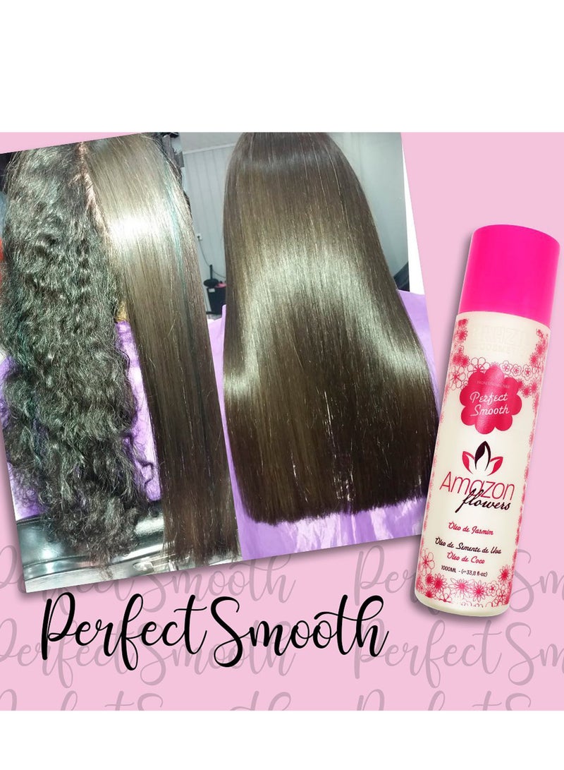 أمازون فلاور بروتين تمليس الشعر  فلاورز برفكت سموث 1000 مل - Image 3