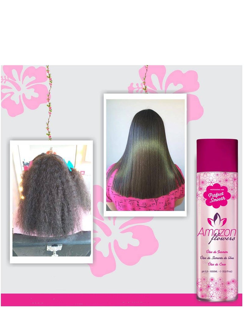 أمازون فلاور بروتين تمليس الشعر  فلاورز برفكت سموث 1000 مل - Image 4