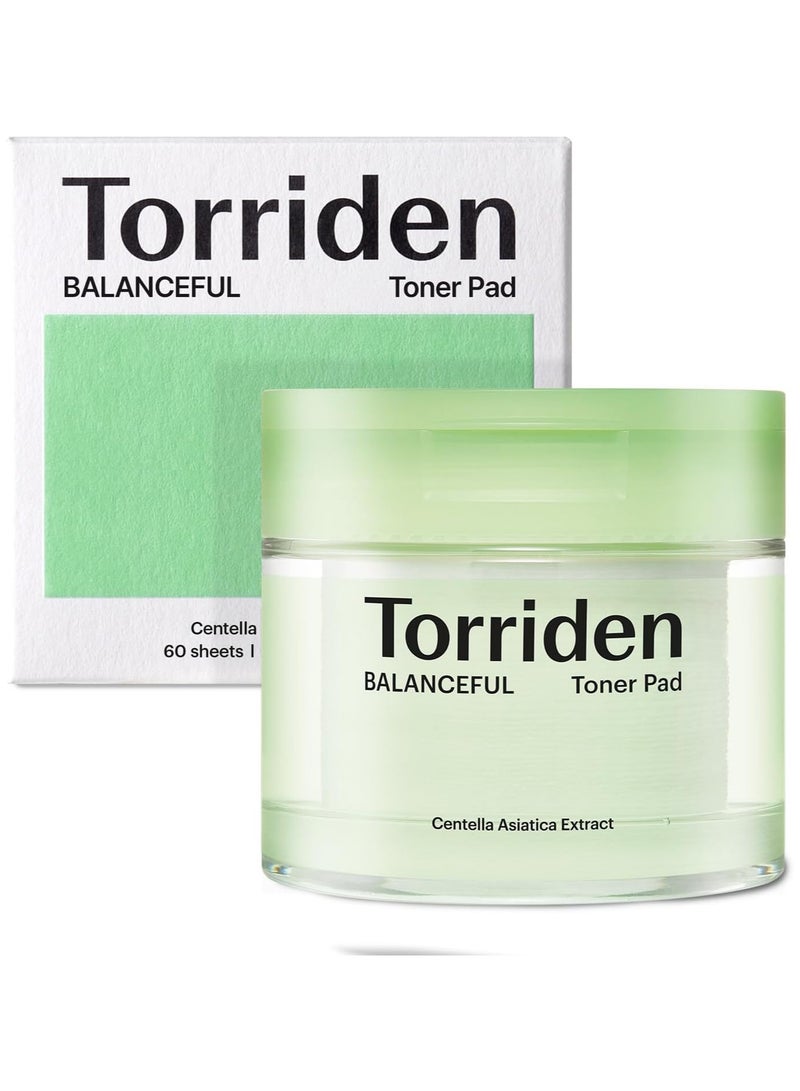 Torriden Torriden Balanceful Toner Pad Centella Asiatica Extract 60 Sheets 180ml - Image 1