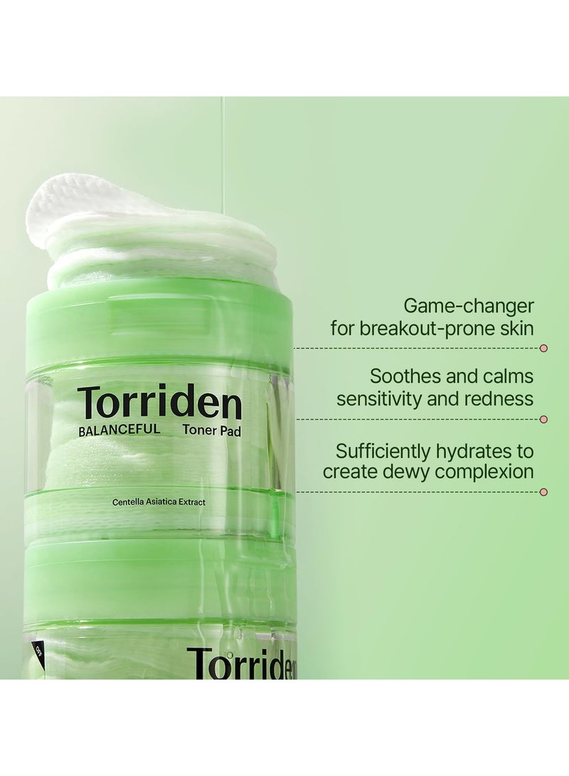 Torriden Torriden Balanceful Toner Pad Centella Asiatica Extract 60 Sheets 180ml - Image 4