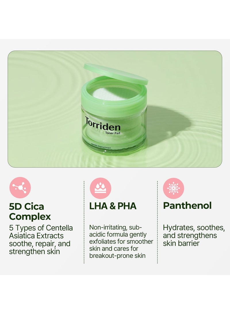 Torriden Torriden Balanceful Toner Pad Centella Asiatica Extract 60 Sheets 180ml - Image 5