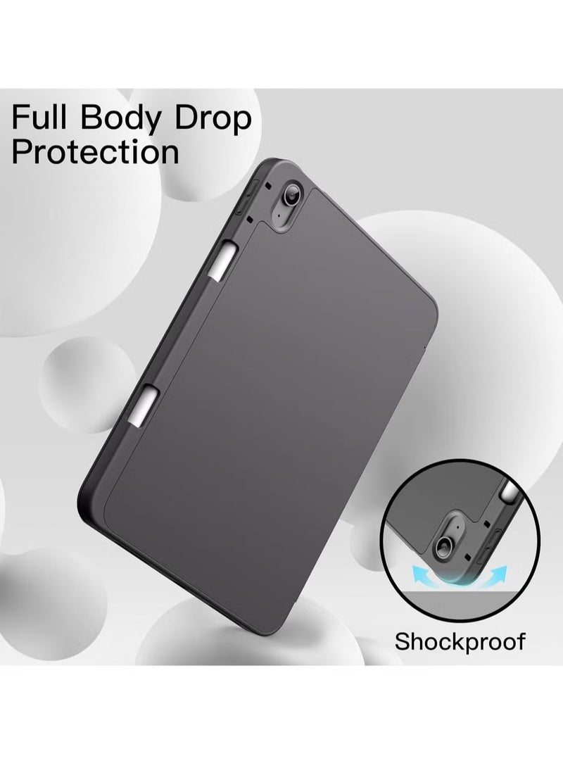 TIGER iPad Air 11-inch M2 2024 6th Generation Case with Pencil Holder, Silicone Magnetic Cover, Slim Tablet Protection for iPad Air 11-inch M2 6th Generation - Image 2