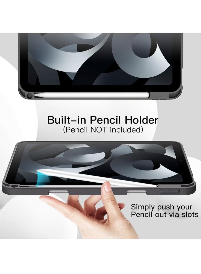 TIGER iPad Air 11-inch M2 2024 6th Generation Case with Pencil Holder, Silicone Magnetic Cover, Slim Tablet Protection for iPad Air 11-inch M2 6th Generation - Image 4