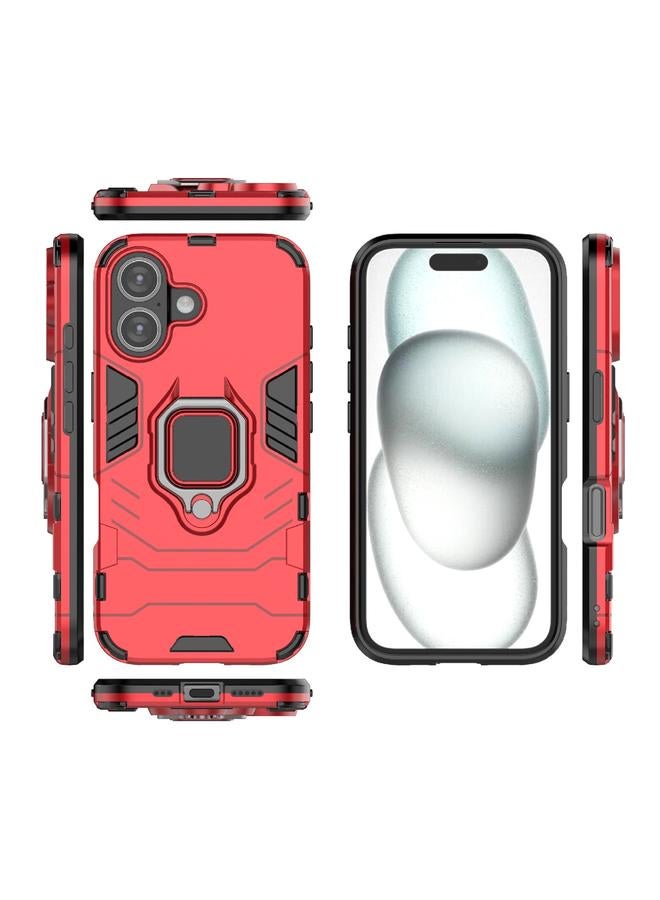 اس-توب جراب هاتف iPhone 16 مقاوم للصدمات مصنوع من مادة البولي يوريثين الحراري + حامل من البولي يوريثين الحراري - Image 3